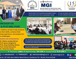 Workshop on PD & PI at MGI, Pune