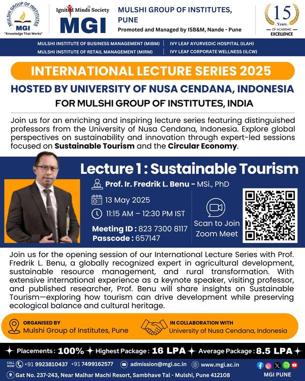 International Lecture Series - Lecture 1 